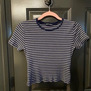 Brandy Melville striped ribbed top. Super stretchy and soft!